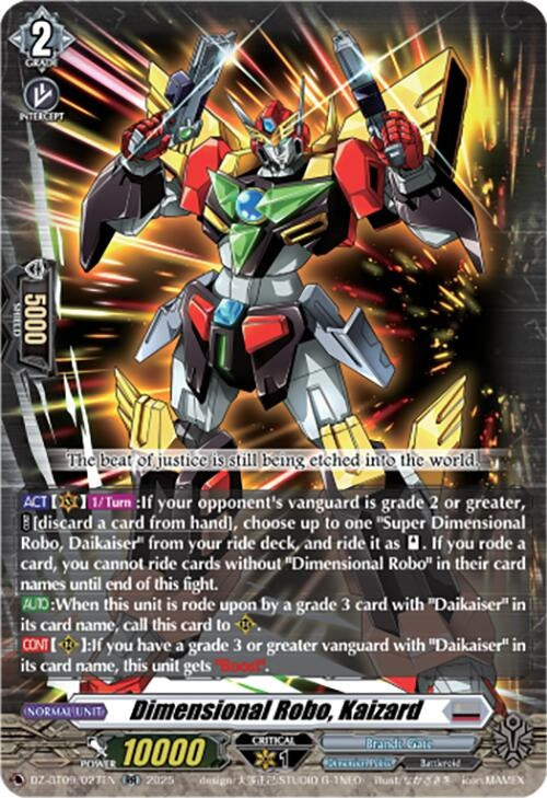 Image for Dimensional Robo, Kaizard (DZ-BT09/027EN) - Cardfight Vanguard