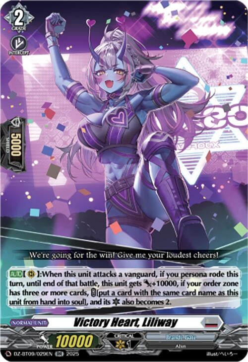 Image for Victory Heart, Liliway (DZ-BT09/029EN) - Cardfight Vanguard