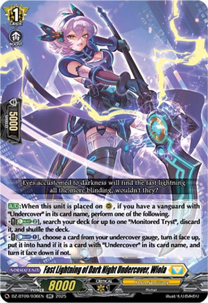 Fast Lightning of Dark Night Undercover, Wiola (DZ-BT09/036EN)
