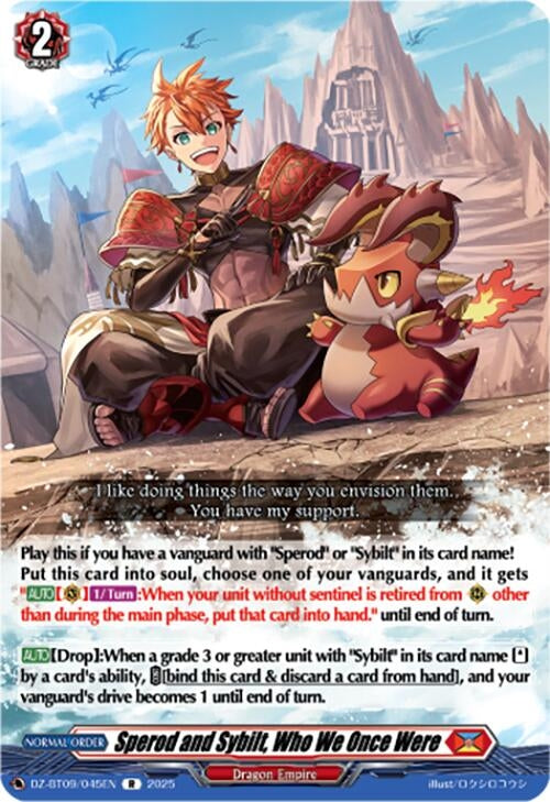 Image for Sperod and Sybilt, Who We Once Were (DZ-BT09/045EN) - Cardfight Vanguard