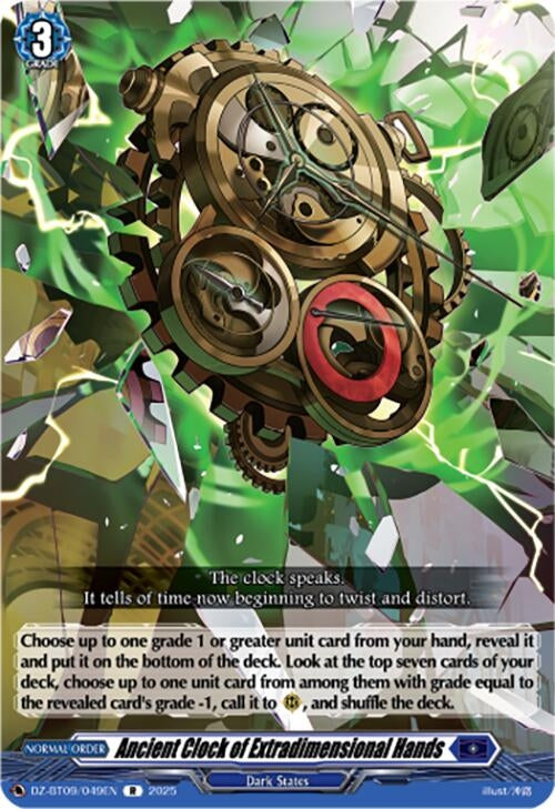 Image for Ancient Clock of Extradimensional Hands (DZ-BT09/049EN) - Cardfight Vanguard