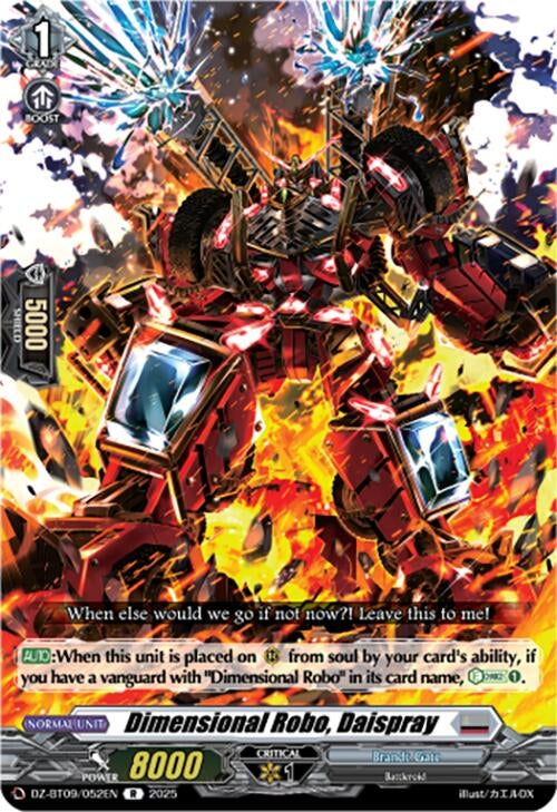 Image for Dimensional Robo, Daispray (DZ-BT09/052EN) - Cardfight Vanguard
