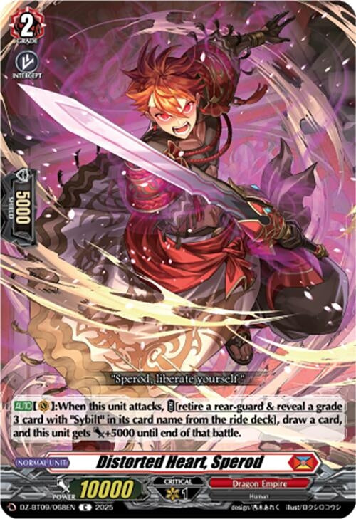 Image for Distorted Heart, Sperod (DZ-BT09/068EN) - Cardfight Vanguard