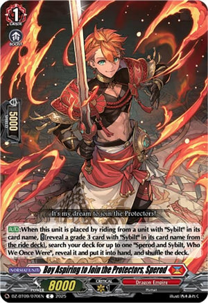 Boy Aspiring to Join the Protectors, Sperod (DZ-BT09/070EN)
