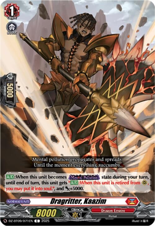 Image for Dragritter, Kaazim (DZ-BT09/071EN) - Cardfight Vanguard