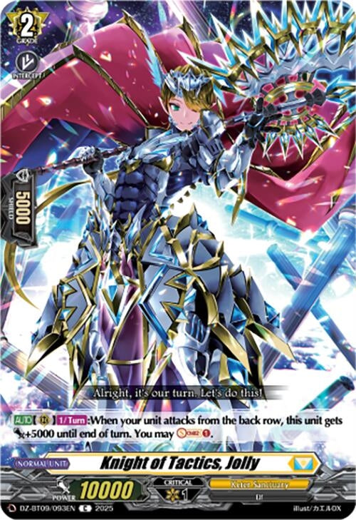 Image for Knight of Tactics, Jolly (DZ-BT09/093EN) - Cardfight Vanguard