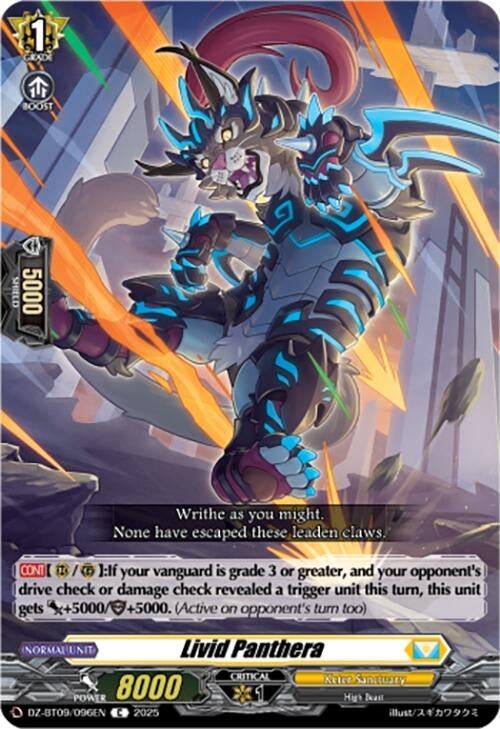 Image for Livid Panthera (DZ-BT09/096EN) - Cardfight Vanguard