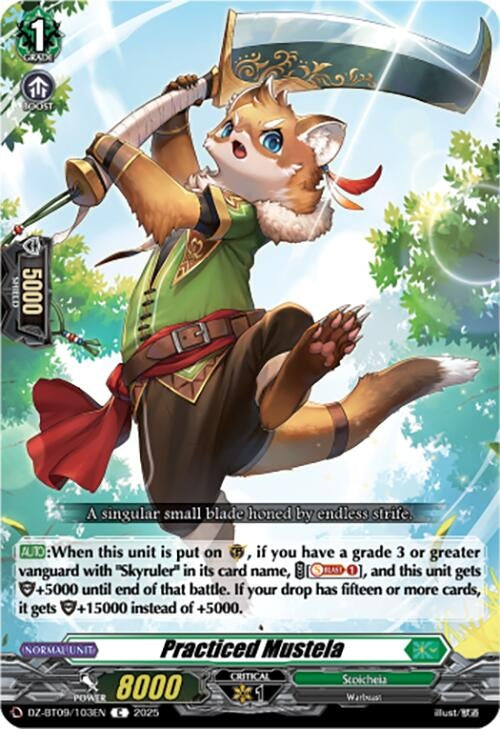 Image for Practiced Mustela (DZ-BT09/103EN) - Cardfight Vanguard