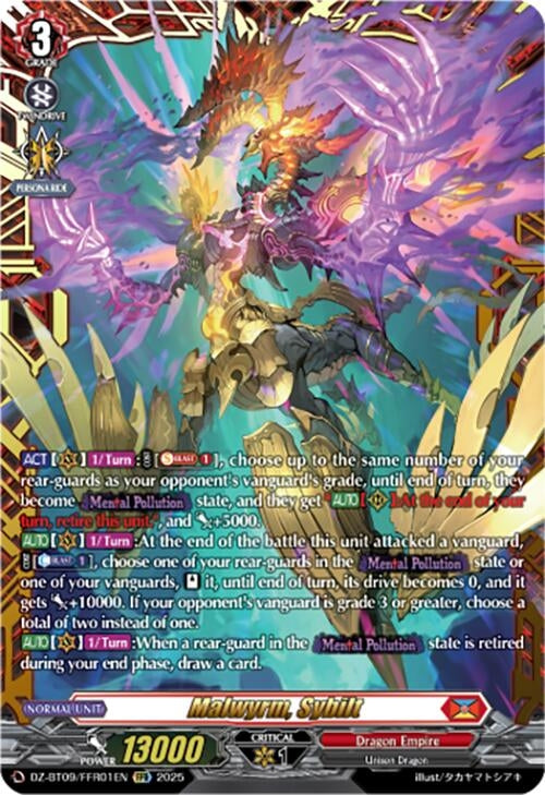 Image for Malwyrm, Sybilt (FFR) (DZ-BT09/FFR01EN) - Cardfight Vanguard