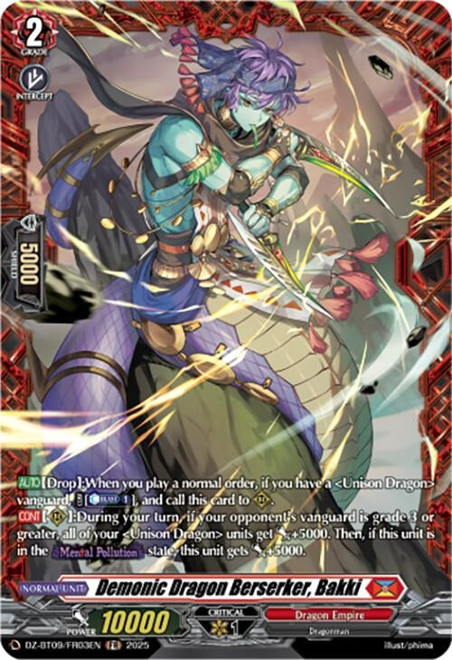 Image for Demonic Dragon Berserker, Bakki (FR) (DZ-BT09/FR03EN) - Cardfight Vanguard