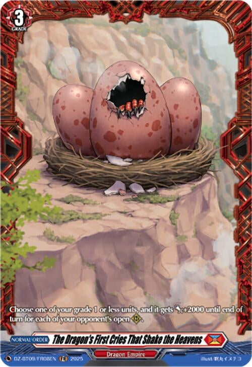 Image for The Dragon's First Cries That Shake the Heavens (FR) (DZ-BT09/FR08EN) - Cardfight Vanguard