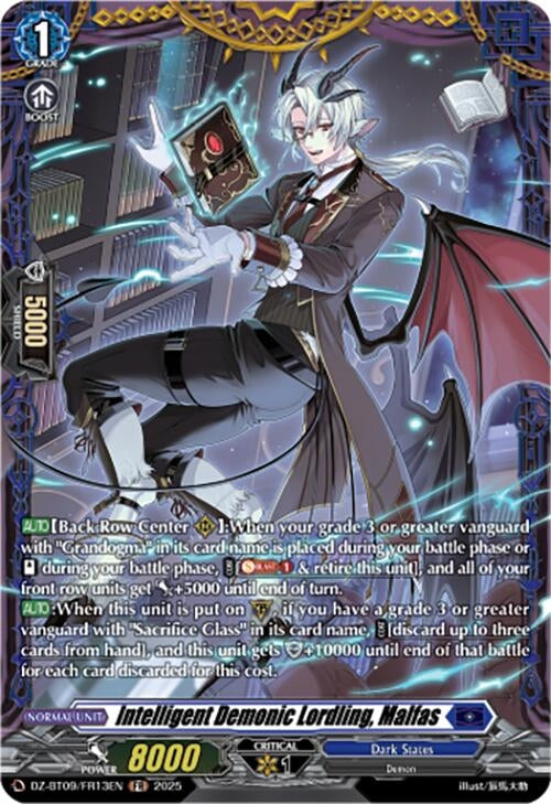 Image for Intelligent Demonic Lordling, Malfas (FR) (DZ-BT09/FR13EN) - Cardfight Vanguard