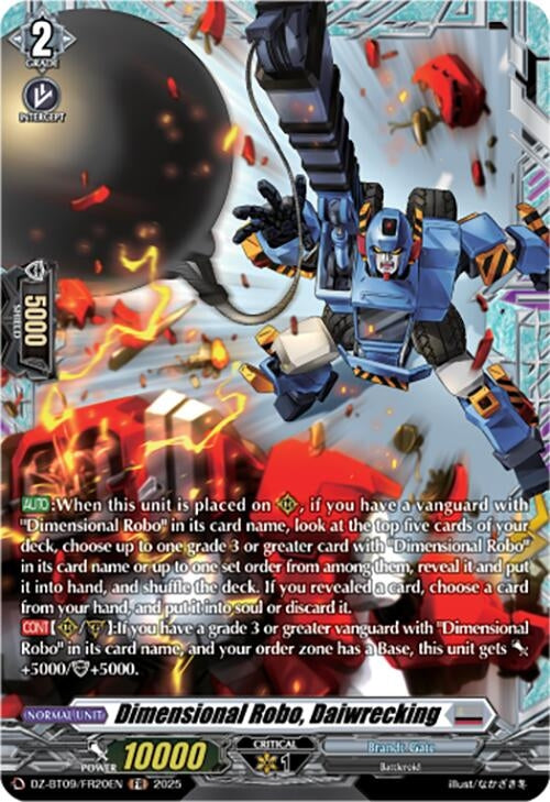 Image for Dimensional Robo, Daiwrecking (FR) (DZ-BT09/FR20EN) - Cardfight Vanguard