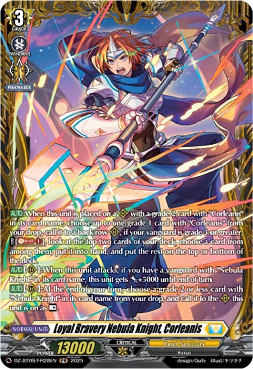 Image for Loyal Bravery Nebula Knight, Corleanis (FR) (DZ-BT09/FR28EN) - Cardfight Vanguard