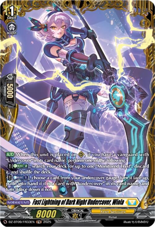 Image for Fast Lightning of Dark Night Undercover, Wiola (FR) (DZ-BT09/FR33EN) - Cardfight Vanguard