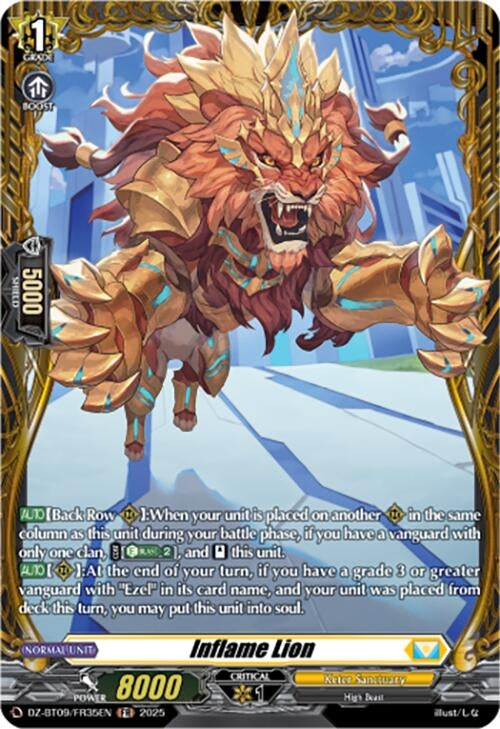 Image for Inflame Lion (FR) (DZ-BT09/FR35EN) - Cardfight Vanguard