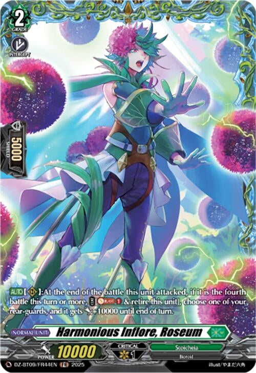 Image for Harmonious Inflore, Roseum (FR) (DZ-BT09/FR44EN) - Cardfight Vanguard