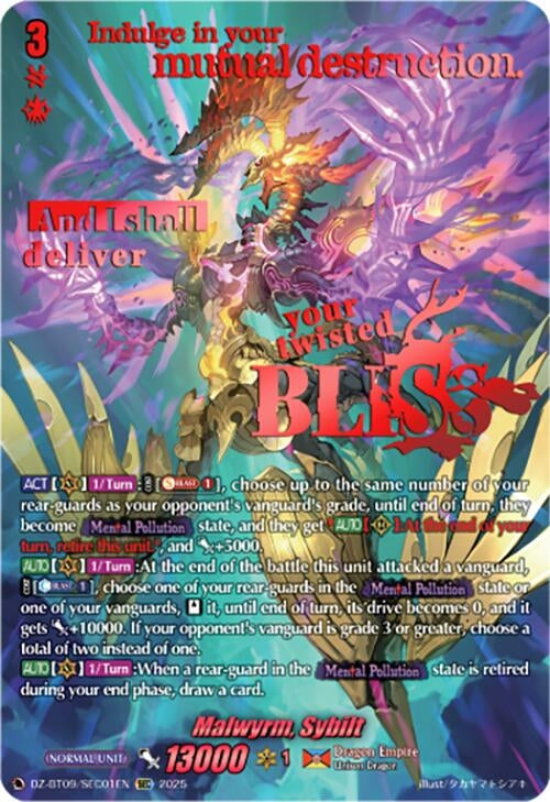 Image for Malwyrm, Sybilt (SEC) (DZ-BT09/SEC01EN) - Cardfight Vanguard