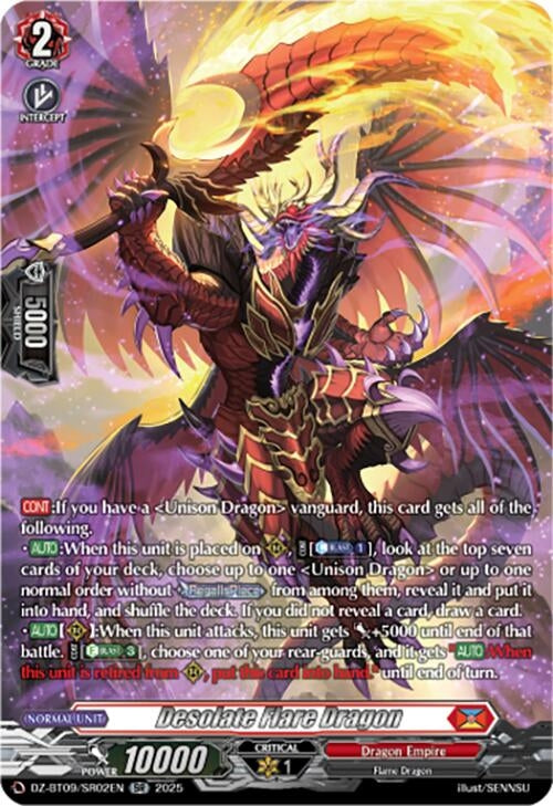 Image for Desolate Flare Dragon (SR) (DZ-BT09/SR02EN) - Cardfight Vanguard