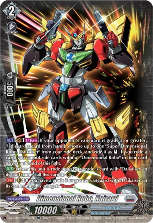 Image for Dimensional Robo, Kaizard (SR) (DZ-BT09/SR18EN) - Cardfight Vanguard