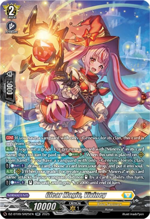 Image for Clear Magic, Viviney (SR) (DZ-BT09/SR25EN) - Cardfight Vanguard