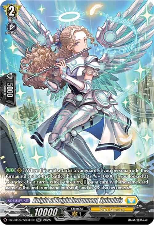 Image for Knight of Bright Instrument, Spinabris (SR) (DZ-BT09/SR31EN) - Cardfight Vanguard