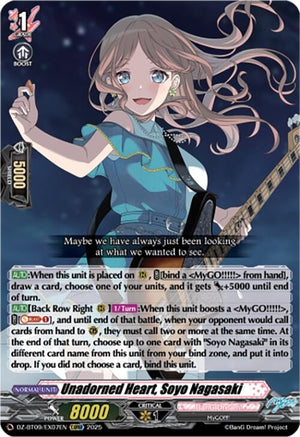 Unadorned Heart, Soyo Nagasaki  (EXC) (DZ-BT09/EX07EN)