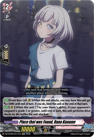 Place that was Found, Rana Kaname (EXC) (DZ-BT09/EX11EN)