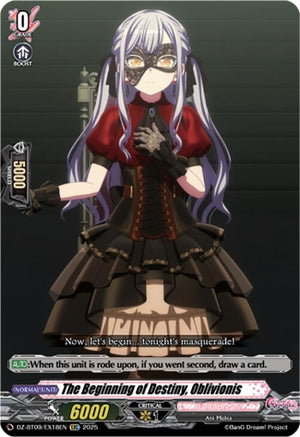 The Beginning of Destiny, Oblivionis (EXC) (DZ-BT09/EX18EN)