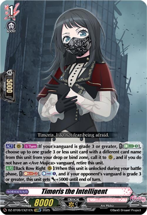 Image for Timoris the Intelligent (EXC) (DZ-BT09/EX21EN) - Cardfight Vanguard