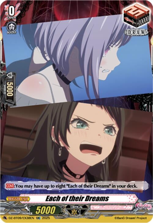 Image for Each of their Dreams (EXC) (DZ-BT09/EX38EN) (DZ-BT09/EX38EN) - Cardfight Vanguard