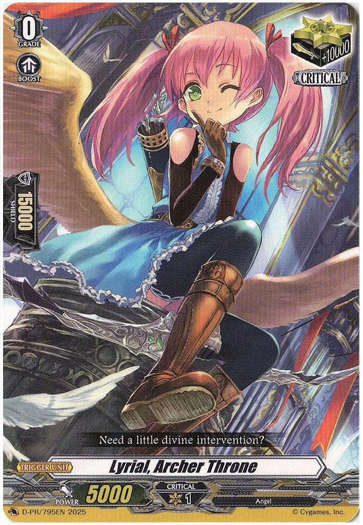 Image for Lyrial, Archer Throne (D-PR/795EN) - Cardfight Vanguard