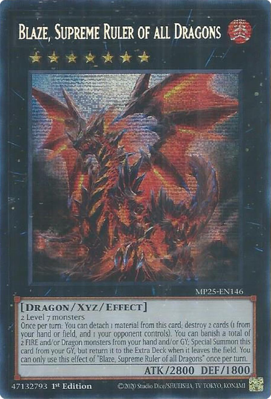 Blaze, Supreme Ruler of all Dragons (MP25-EN146)