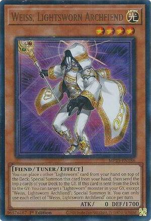 Weiss, Lightsworn Archfiend (MP25-EN186)