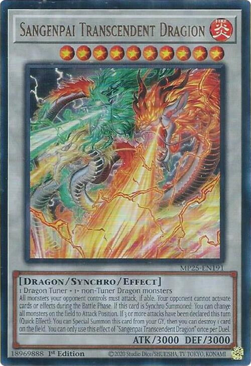 Sangenpai Transcendent Dragion (MP25-EN191)