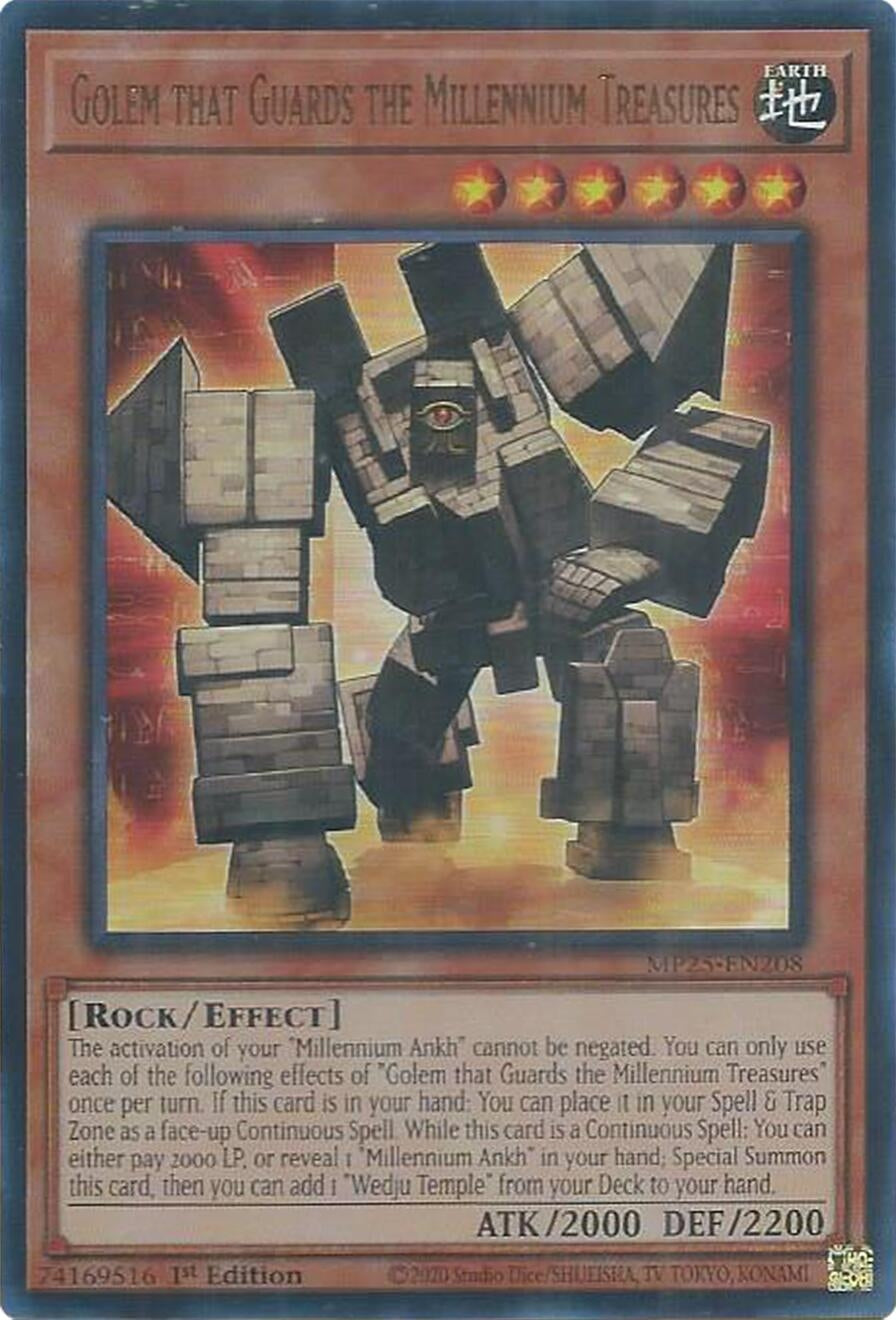 Golem that Guards the Millennium Treasures (MP25-EN208)