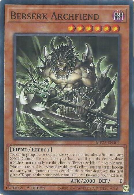 Berserk Archfiend (MP25-EN309)