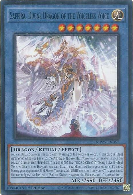 Saffira, Divine Dragon of the Voiceless Voice (MP25-EN352)