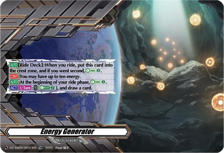 Image for Energy Generator (TDR) (DZ-SS09/005EN-R) - Cardfight Vanguard
