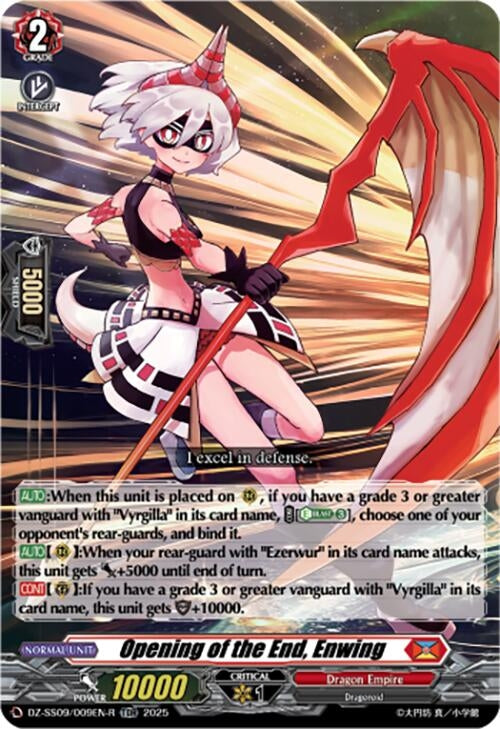 Image for Opening of the End, Enwing (TDR) (DZ-SS09/009EN-R) - Cardfight Vanguard