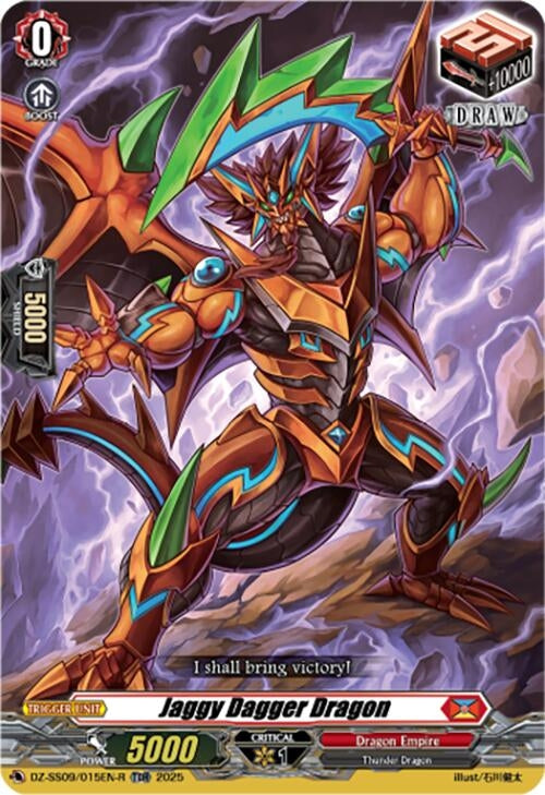 Image for Jaggy Dagger Dragon (TDR) (DZ-SS09/015EN-R) - Cardfight Vanguard