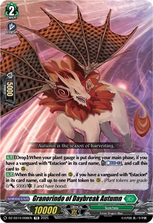Image for Granorindo of Daybreak Autumn (DZ-SS10/008EN) - Cardfight Vanguard