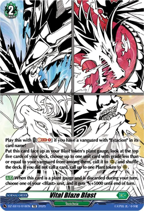 Image for Vital Blaze Blast (DZ-SS10/018EN) - Cardfight Vanguard