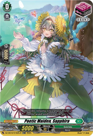 Poetic Maiden, Sapphira (TDR) (DZ-SS10/016EN-R)