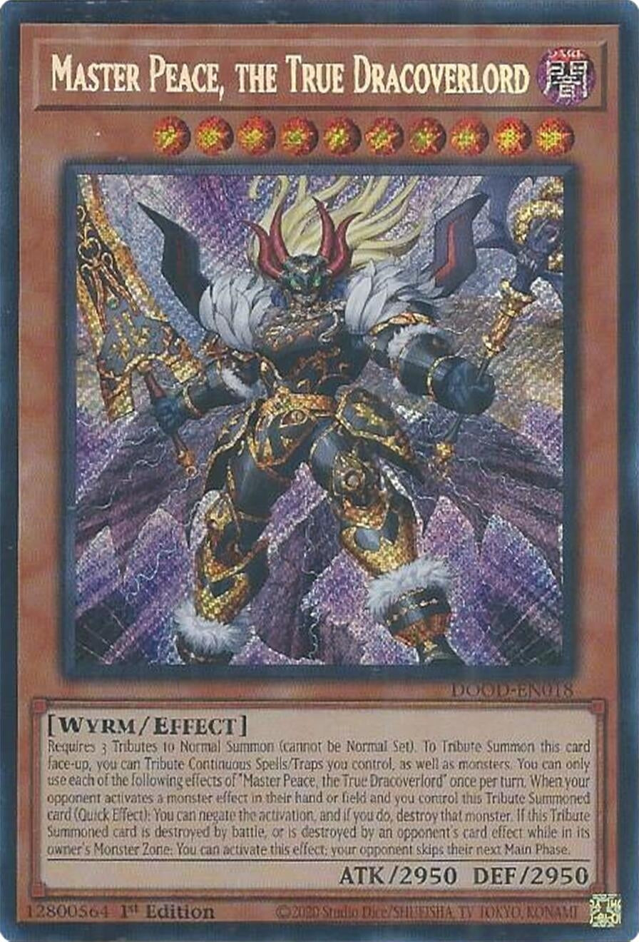 Master Peace, the True Dracoverlord (DOOD-EN018)