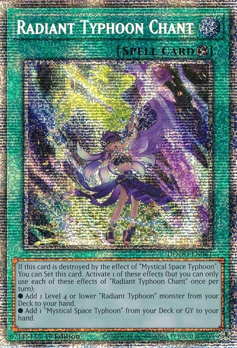 Radiant Typhoon Chant (Starlight Rare) (DOOD-EN061)