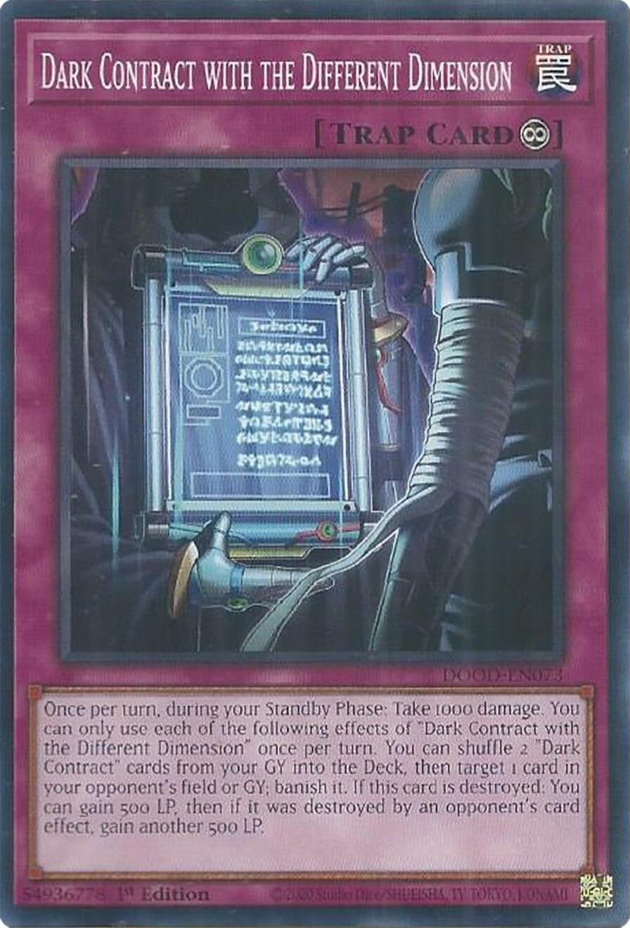 Dark Contract with the Different Dimension (DOOD-EN073)