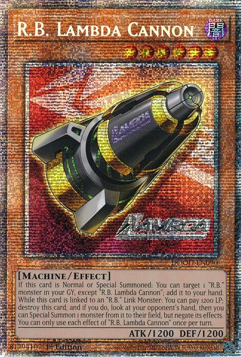 R.B. Lambda Cannon (Starlight Rare) (DOOD-EN090)