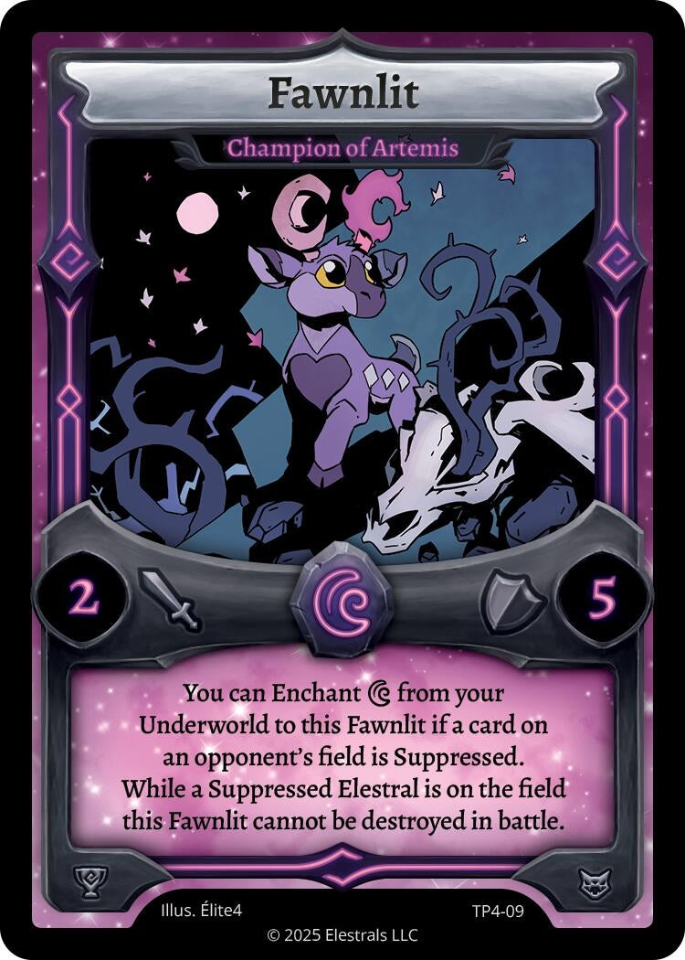 Image for Fawnlit - Champion of Artemis (TP4-09) - Elestrals