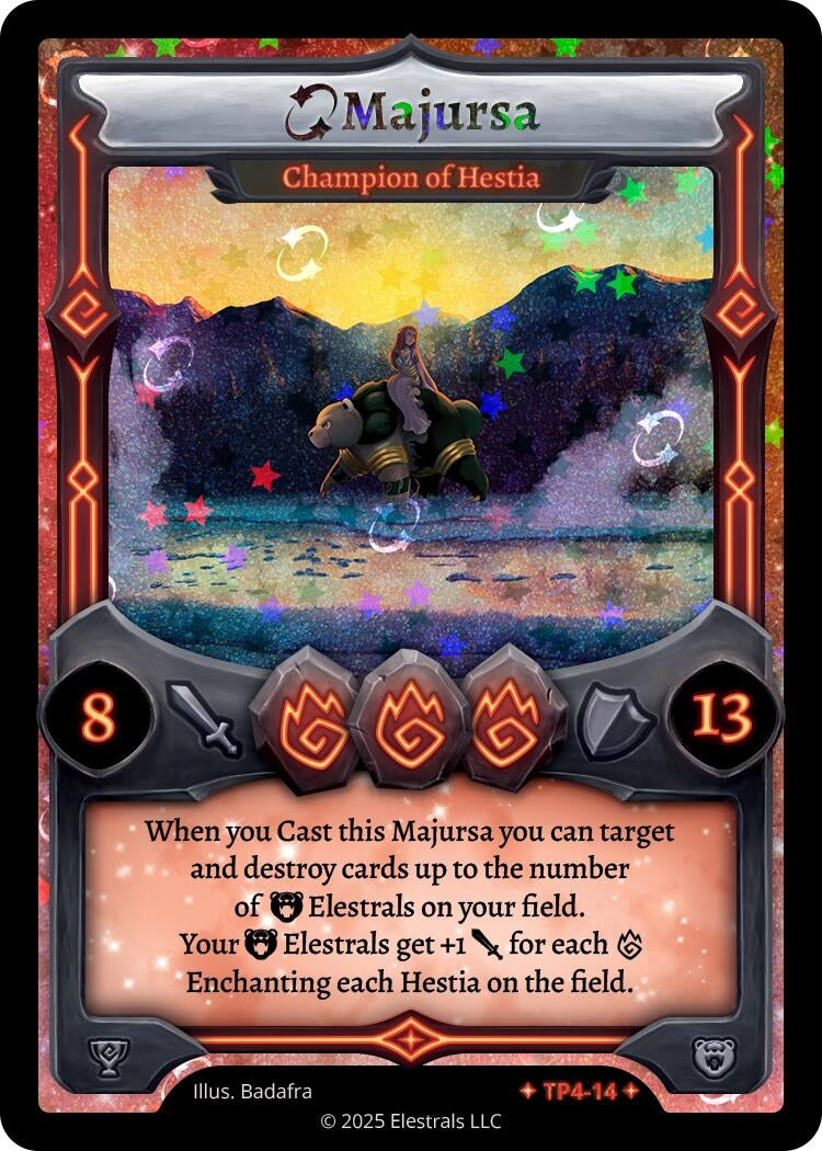 Image for Majursa - Champion of Hestia (TP4-14) - Elestrals